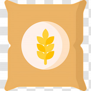 Seed Bag - Grain Sack With Wheat Symbol Transparent PNG