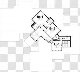 Floor Plan House - Number - Tuscan Transparent PNG