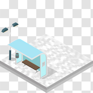 Icon - Bus Stop Shelter Transparent PNG