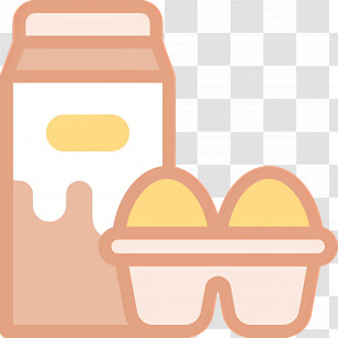Milk And Egg - Milk Carton And Eggs Illustration Transparent PNG