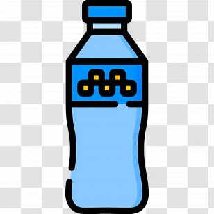 Mineral Water - Reusable Plastic Water Bottle Icon Transparent PNG