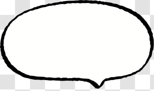 Text Box - Sketchy White Speech Bubble For Creative Use Transparent PNG