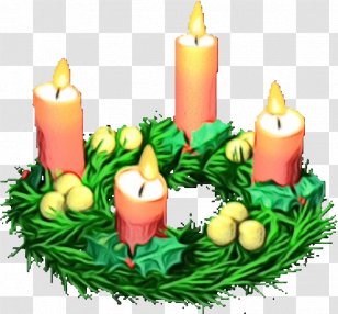 Christmas Decoration Cartoon - Wet Ink - Pine Family Plant Transparent PNG