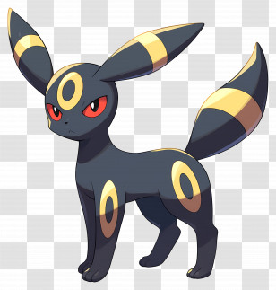 Pokemon Umbreon - Umbreon Pokemon Character Transparent PNG