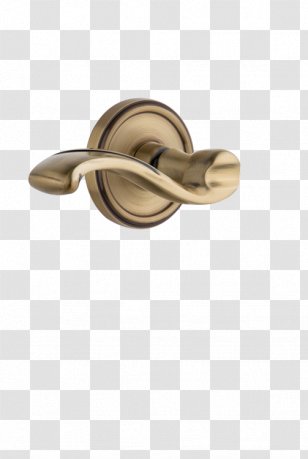 Brass Door Handle 01504 Lever - Right To Privacy Transparent PNG
