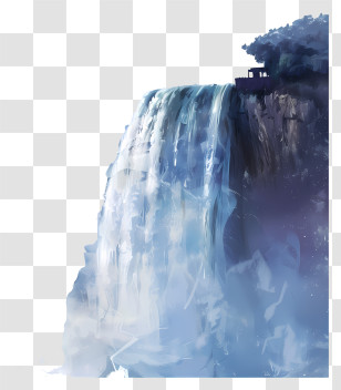 Niagara Falls - Majestic Waterfall Illustration Transparent PNG