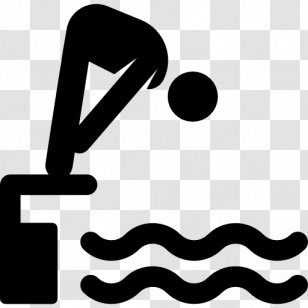 Swimming Clip Art - Logo Transparent PNG