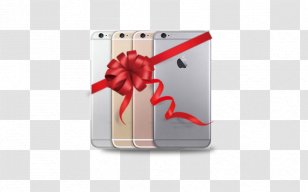 Red - Heart - Free Iphone Ribbon Pull Material Transparent PNG