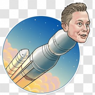 Elon Musk Telegram Sticker Thumb Microphone Transparent PNG