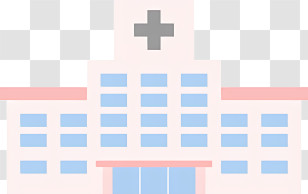 Hospital - Hospital Building Icon With Cross Symbol Transparent PNG