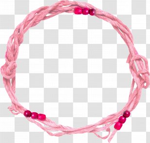 Bead Rope Clip Art - Body Jewelry - Pink Ring Transparent PNG