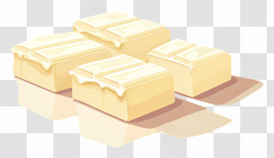 White Chocolate - White Chocolate Bars Transparent PNG