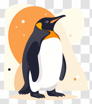 Penguin - Cute Penguin In Antarctica Transparent PNG