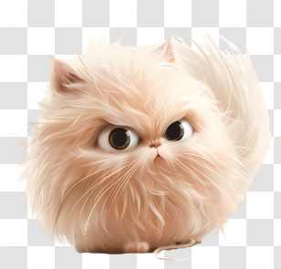 Hairball Awareness Day - Fluffy Cute Cat Transparent PNG