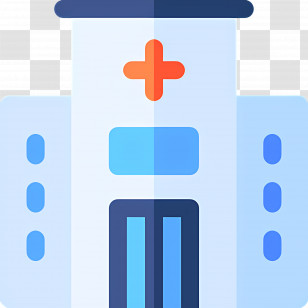 Hospital - Modern Hospital Icon Transparent PNG