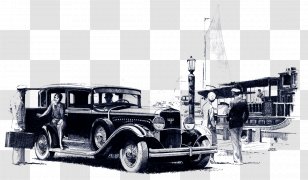 Antique Car Vehicle Image - Cars In The 1920s Transparent PNG