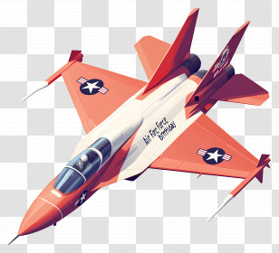 Air Force Birthday - Air Force Jet Plane Transparent PNG