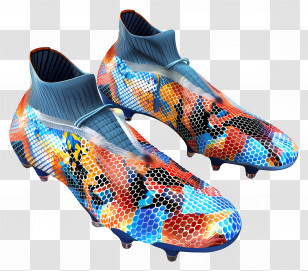 Soccer Boots - Colorful Soccer Cleats With Modern Design Transparent PNG