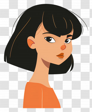 Dora The Explorer - Cartoon Girl With Black Hair Transparent PNG