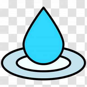 Water Drop - Blue Water Drop Transparent PNG