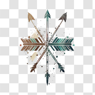 Hipster Arrows
 - Crossed Decorative Arrows Transparent PNG