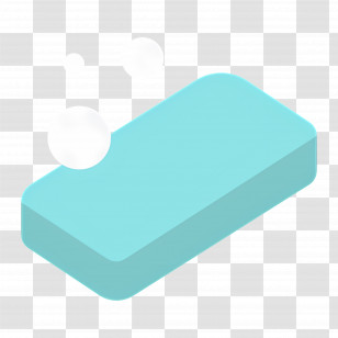 Soap - Blue Soap Bar Transparent PNG