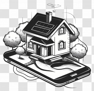 Home Insurance Services - Smart Home Technology On Smartphone Transparent PNG