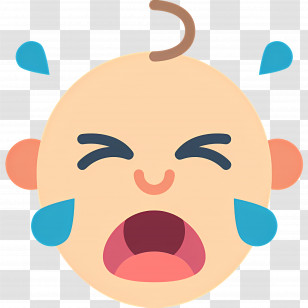 Crying Child - Crying Baby With Tears Transparent PNG