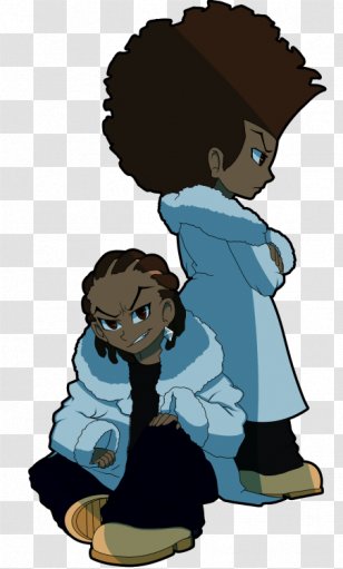 Aaron Mcgruder Huey Freeman The Boondocks Riley Jazmine Dubois Watercolor Afro Transparent Png