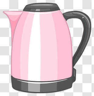 Pink Tea Kettle - Pink Electric Kettle Transparent PNG