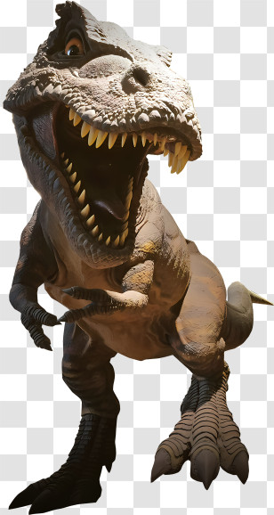 3d - Fierce T-Rex Dinosaur Illustration Transparent PNG