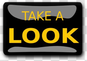 Free Content Clip Art - Signage - Look Behind Cliparts Transparent PNG