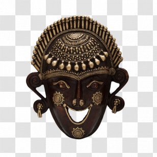 India Traditional African Masks Indus Valley Civilisation Dhokra - Brass Transparent PNG