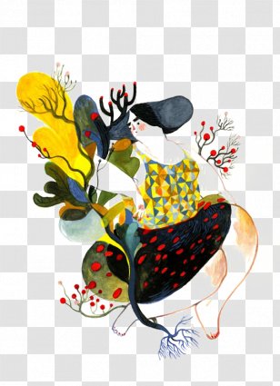 Maryland Institute College Of Art Illustrator Behance Illustration - Cartoon - Creative Woman Transparent PNG