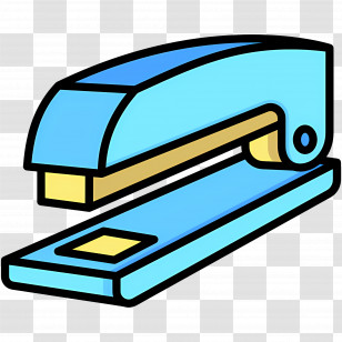 Stapler - Blue Stapler Office Supply Transparent PNG