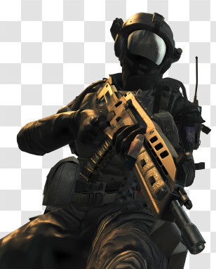 Call Of Duty - Special Forces Soldier With Tactical Gear Transparent PNG