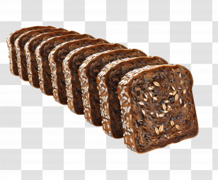 Multigrain Bread - Whole Grain Sliced Bread Transparent PNG