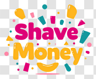 Shave Money - Shave Money Colorful Logo Transparent PNG