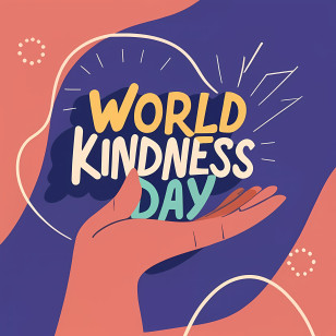 World Kindness Day - World Kindness Day Illustration With Hand And Typography Transparent PNG