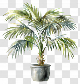 Green Potted Plant - Green Potted Plant For Home Decor Transparent PNG