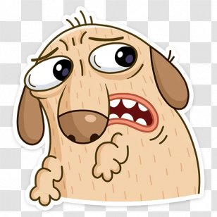 Puppy Sticker Telegram VKontakte Clip Art - Flower Transparent PNG