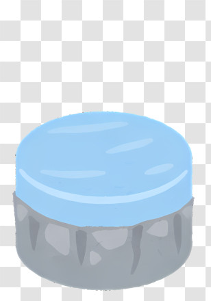 Life - Blue Bottle Cap Transparent PNG