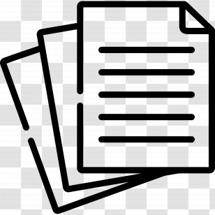 Paper - Stacked Sheets Of Paper Icon Illustration Transparent PNG