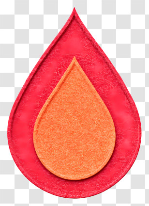 Oil Drop - Red Drop Symbol Transparent PNG