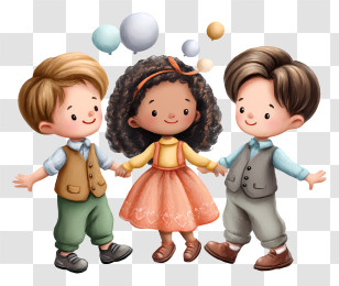 Childrens Day - Cartoon Children Illustration Transparent PNG