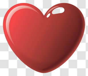 Heart Shape - Red Heart Symbol For Love And Romance Transparent PNG