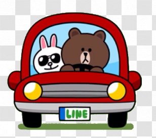 Paper Line Friends Sticker Decal Transparent PNG