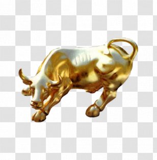 Charging Bull Jiyuan Wall Street Sculpture U4ecfu50cfu51cbu5851 - Cattle Like Mammal - Taurus Stock Transparent PNG