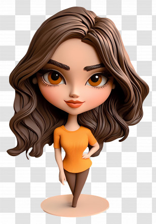 Deepika Padukone - Cartoon Character Design Transparent PNG