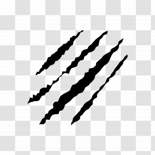 Scratch - Claw Scratches Illustration In Simple Style Transparent PNG
